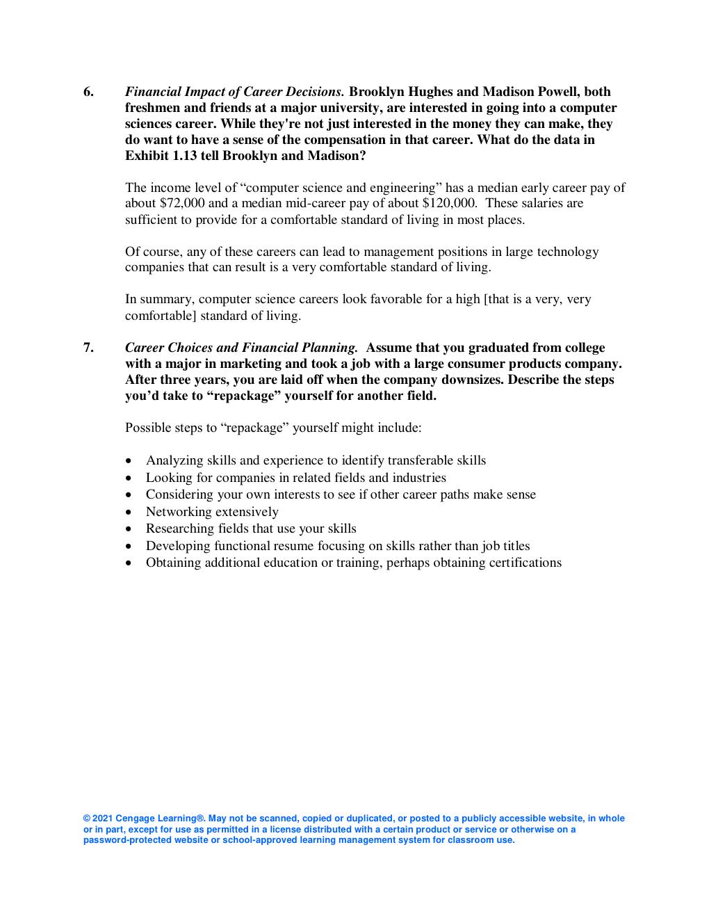 Preview page 10 of SOLUTION MANUAL FOR  Personal Financial Planning 15th Edition by Randy  Billingsley, Lawrence J. Gitman, Michael D. Joeh