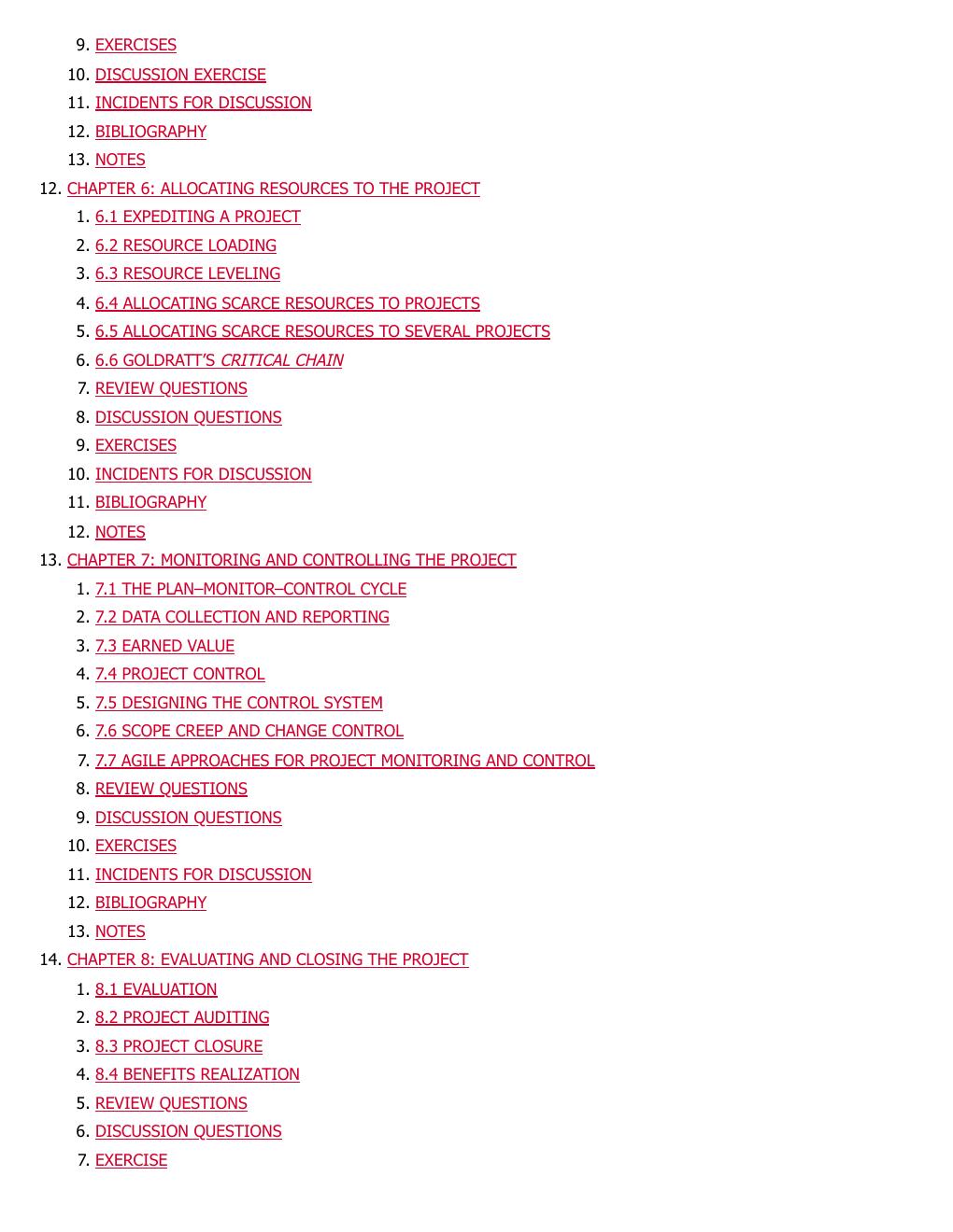 Preview page 4 of Project Management in Practice 8th Edition By Jack Meredith, Scott Shafer eBook PDF