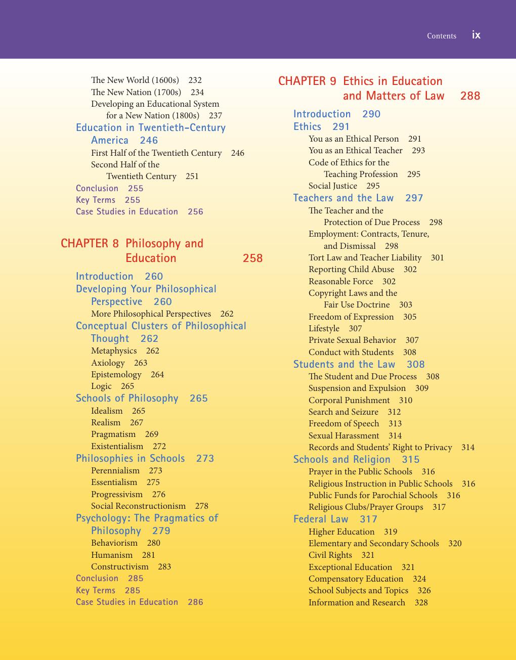 Preview page 10 of School An Introduction to Education 3rd Edition By Edward Ebert, Richard Culyer eBook PDF