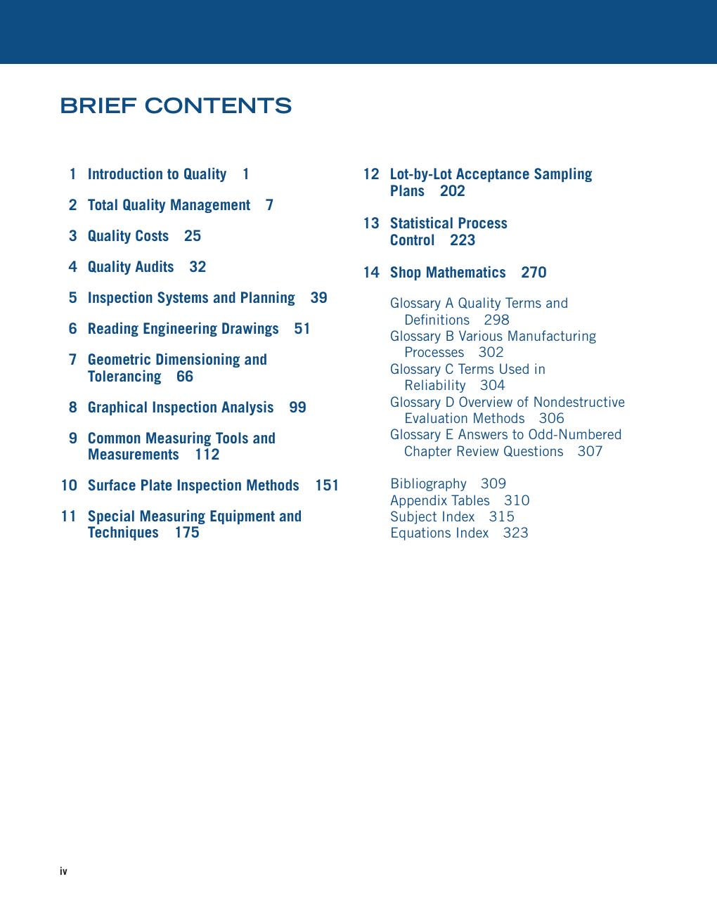 Preview page 5 of The Quality Technician's Handbook 6th Edition By Gary Griffith eBook PDF