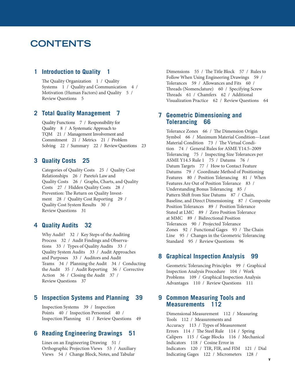 Preview page 6 of The Quality Technician's Handbook 6th Edition By Gary Griffith eBook PDF