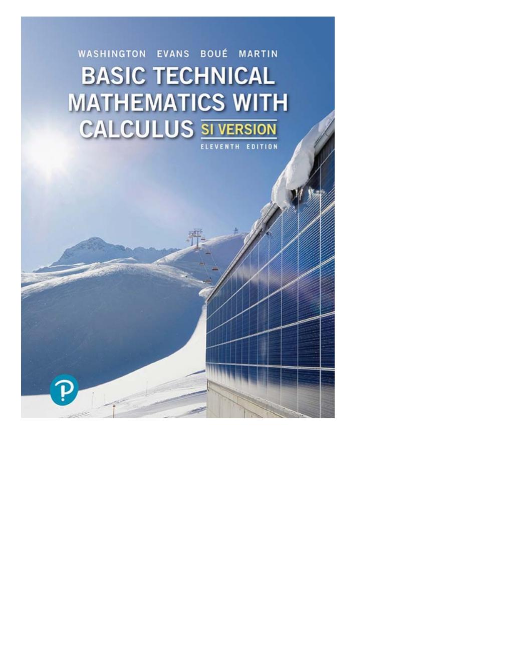 Preview page 2 of Basic Technical Mathematics with Calculus, SI Versihington & Richard Evans & Elizabeth Fabbroni Martin