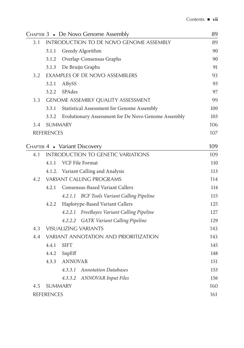 Preview page 8 of E book Bioinformatics A Practical Guide to Next Generation Sequencing Data Analysis (Chapman & HallCRC Computational Bio