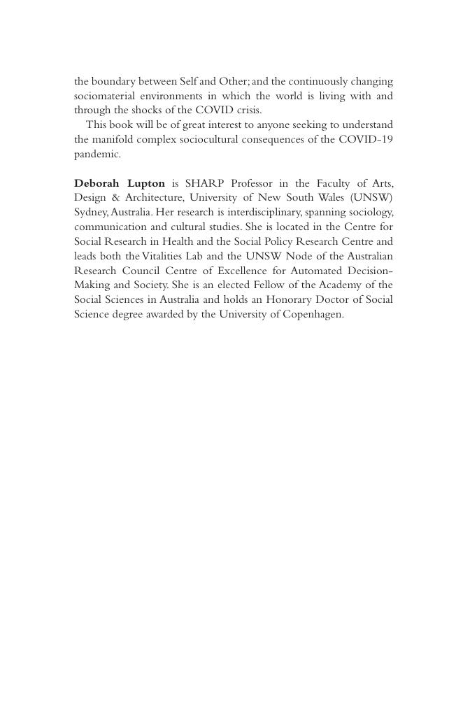 Preview page 3 of E BOOK COVID Societies 1st Edition by Deborah Lupton