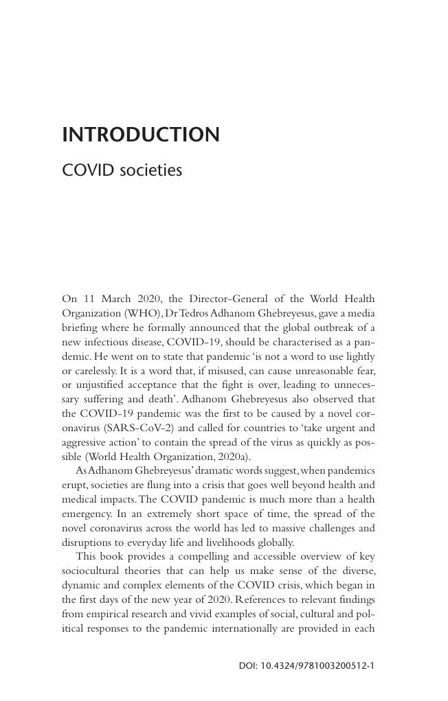 Preview page 8 of E BOOK COVID Societies 1st Edition by Deborah Lupton