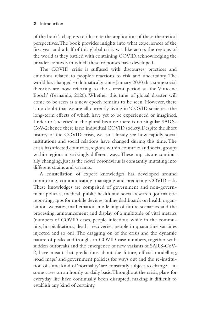 Preview page 9 of E BOOK COVID Societies 1st Edition by Deborah Lupton