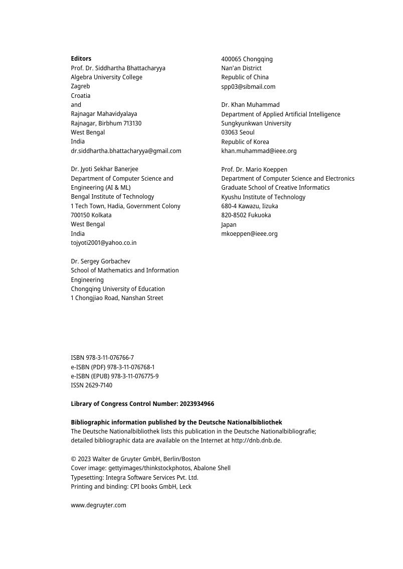 Preview page 4 of E book Intelligent Data Analysis From Data Gathering to Data Comprehension (The Wiley Series in Intelligent Signal and D