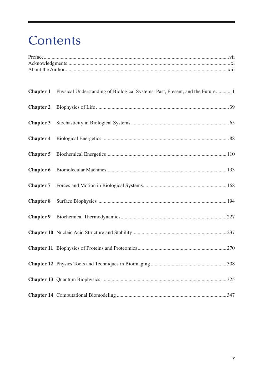 Preview page 6 of E book Introduction to Modern Biophysics 1st Edition by Mohammad Ashrafuzzaman