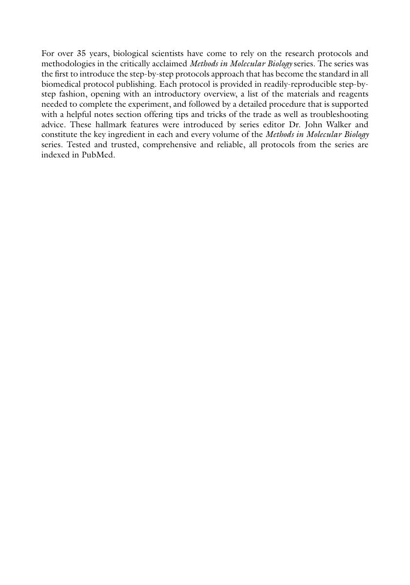 Preview page 3 of E BOOK Nucleic Acid Detection and Structural Investigations Methods and Protocols (Methods in Molecular Biology, 2063) 1