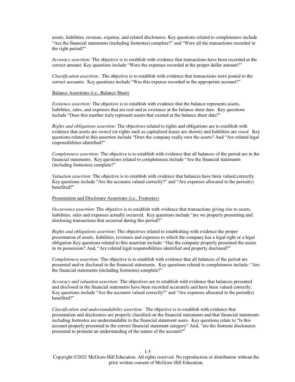 Preview page 5 of Complete Solution Manual for Auditing & Assurance Services, 8th  Edition By Timothy Louwers