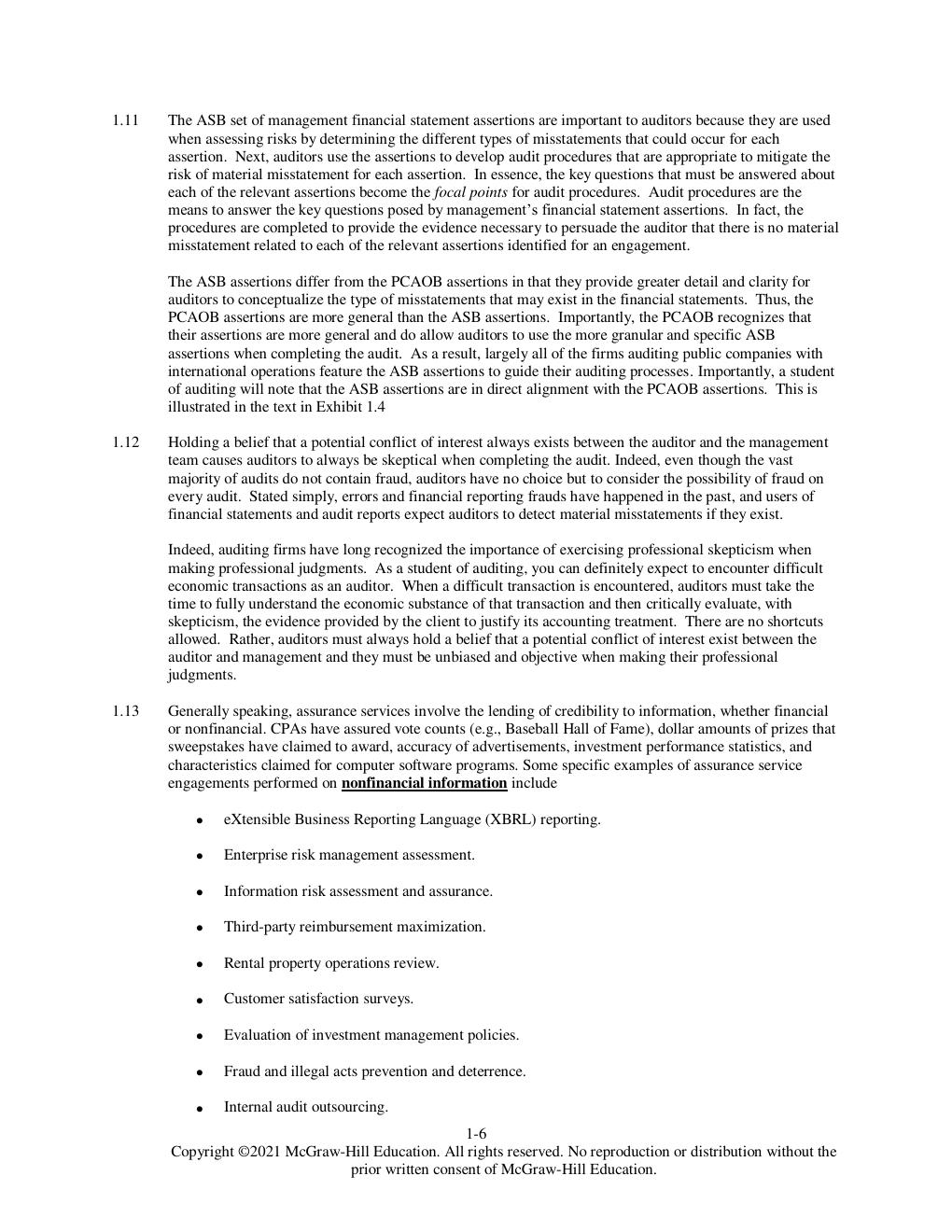 Preview page 6 of Complete Solution Manual for Auditing & Assurance Services, 8th  Edition By Timothy Louwers