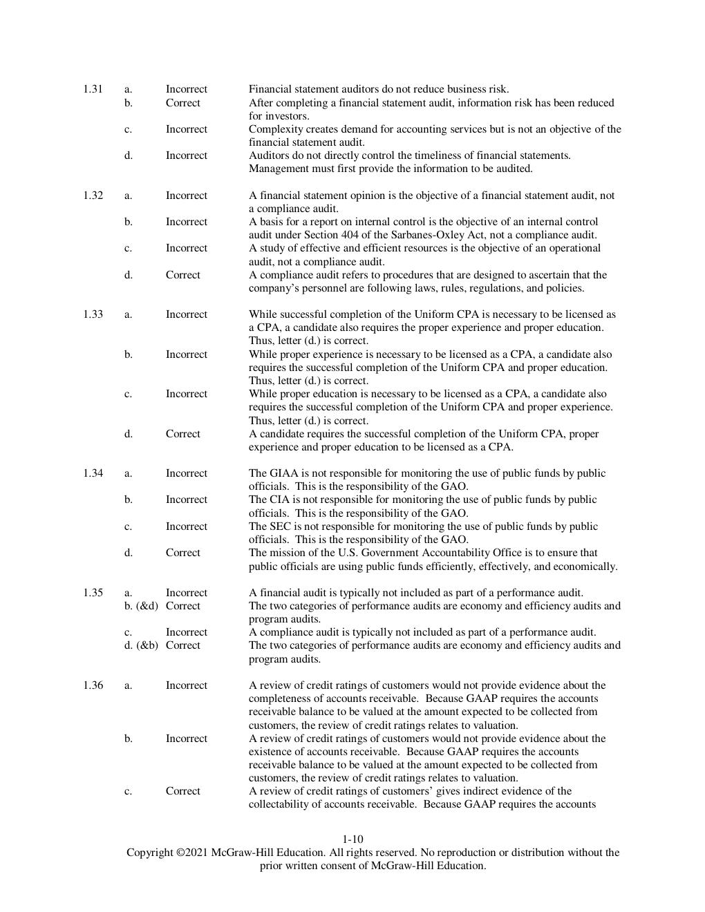 Preview page 10 of Complete Solution Manual for Auditing & Assurance Services, 8th  Edition By Timothy Louwers