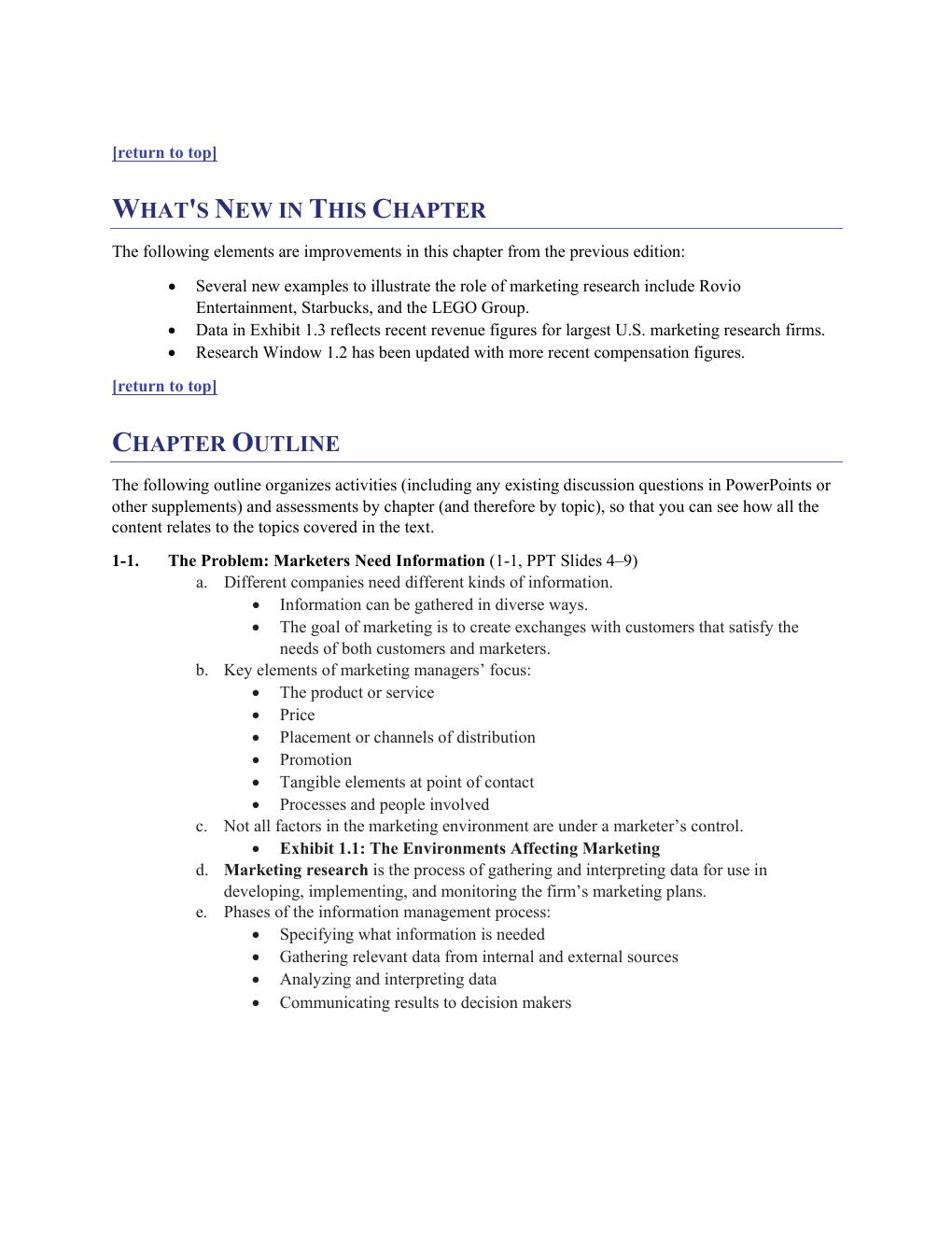 Preview page 5 of Solution Manual For Basic Marketing Research  10th Edition by Tom J. Brown All Chapters 1- 20