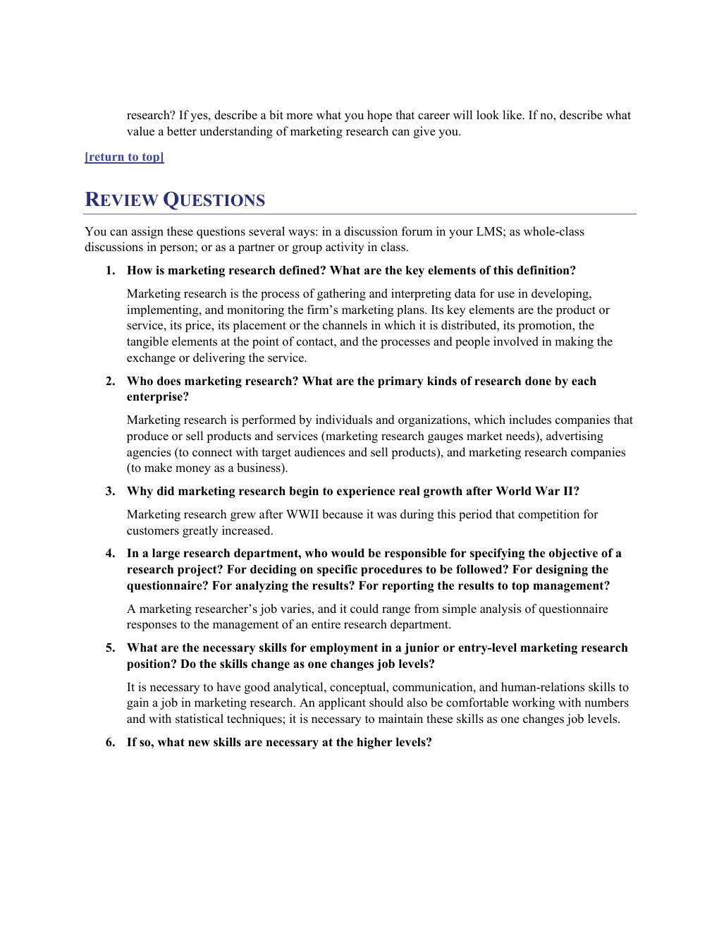 Preview page 9 of Solution Manual For Basic Marketing Research  10th Edition by Tom J. Brown All Chapters 1- 20