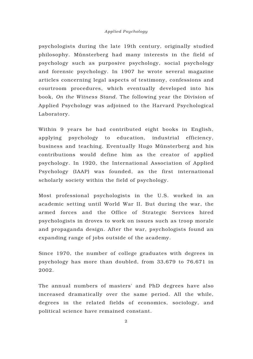Preview page 10 of Applied psychology Social Sciences By Tim Vogl eBook PDF