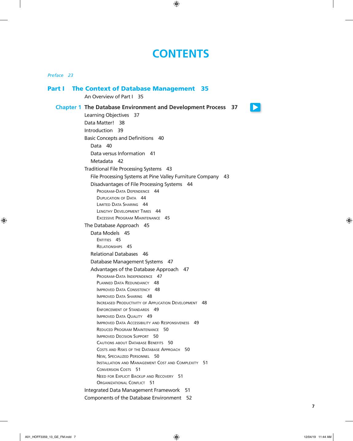 Preview page 8 of Modern Database Management, (Global Edition) 13th Edition By Jeff Hoffer, Ramesh Venkataraman, Heikki Topi