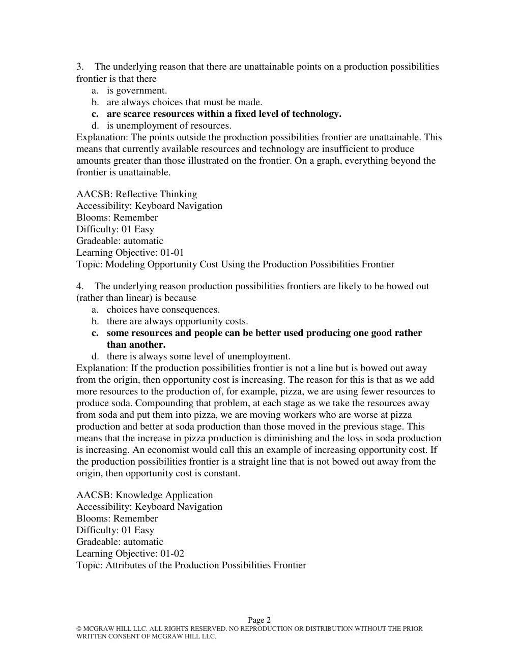 Preview page 2 of Solution Manual for Issues in Economics Today 10th Edition by Robert Guell Chapter 1-47