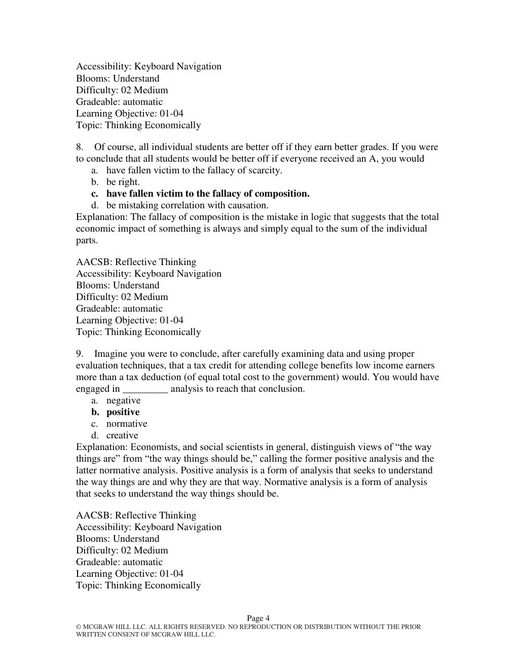 Preview page 4 of Solution Manual for Issues in Economics Today 10th Edition by Robert Guell Chapter 1-47