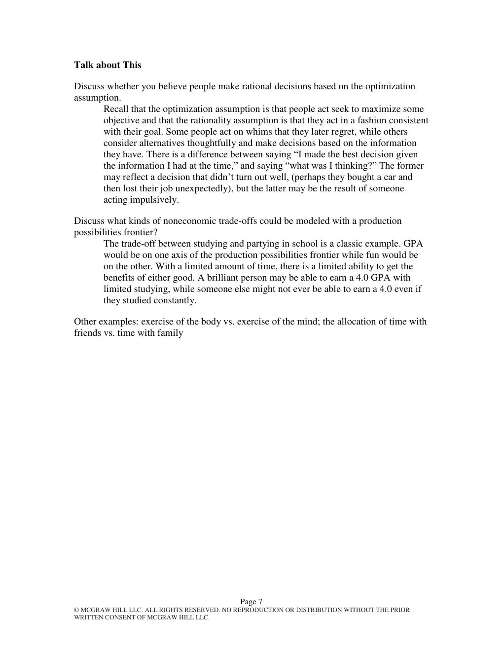 Preview page 7 of Solution Manual for Issues in Economics Today 10th Edition by Robert Guell Chapter 1-47