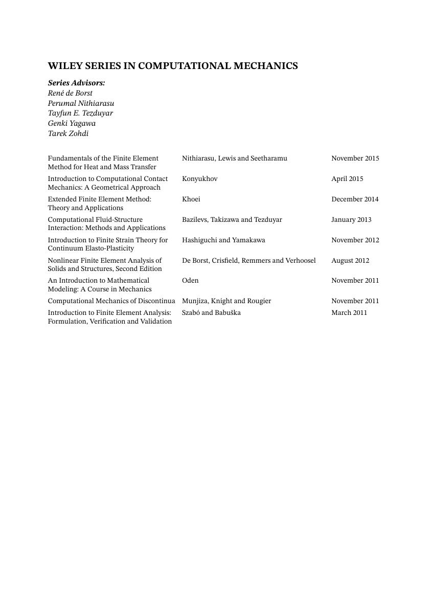 Preview page 4 of Finite Element Analysis Method, Verification and Validation 2nd Edition By Barna Szabó, Ivo Babuška eBook PDF