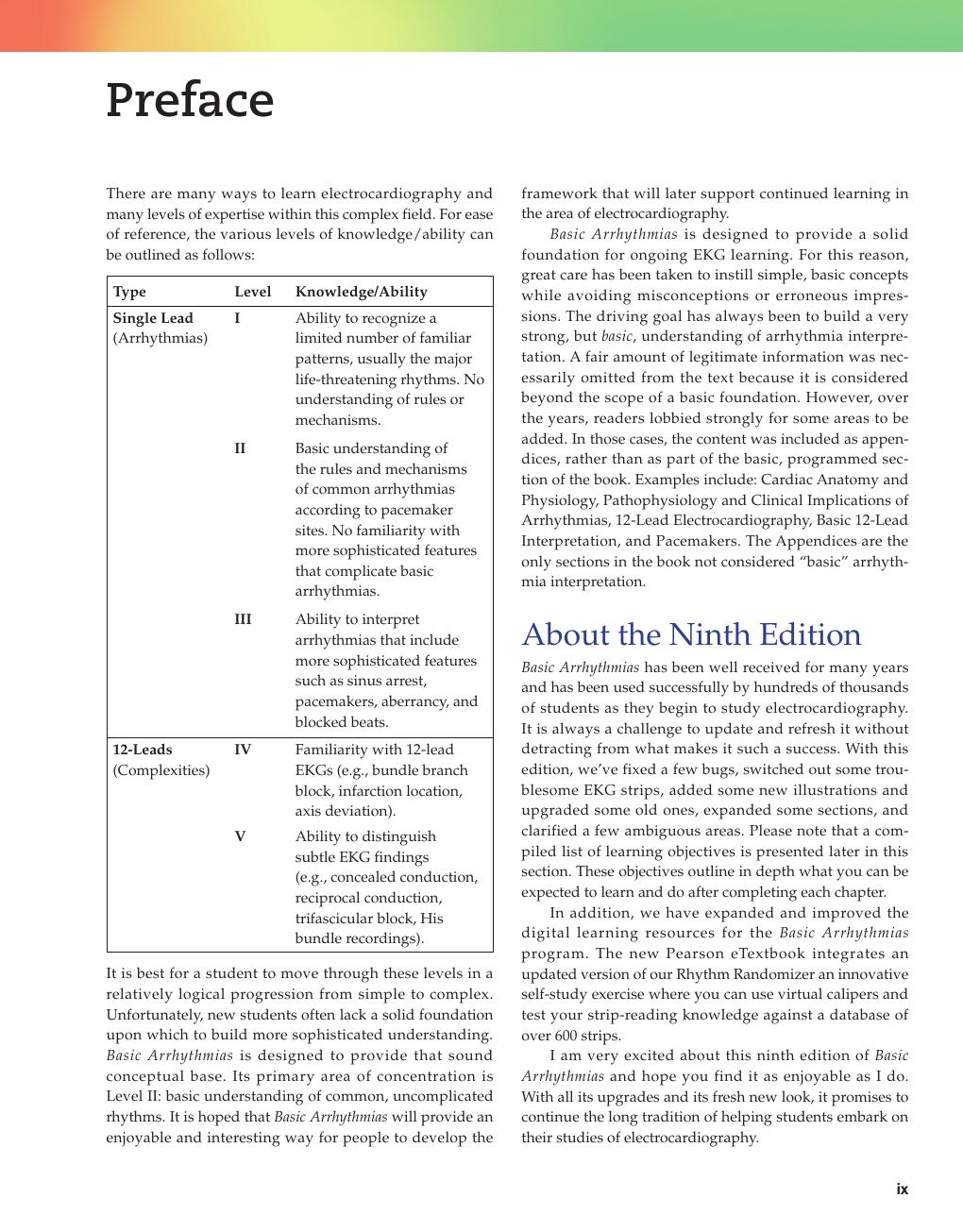 Preview page 10 of Basic Arrhythmias With 12-Lead EKGs 9th Edition By Gail Walraven