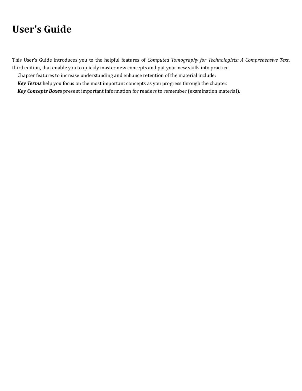 Preview page 10 of Computed Tomography for Technologists A Comprehensive Text 3rd Edition By Lois Romans
