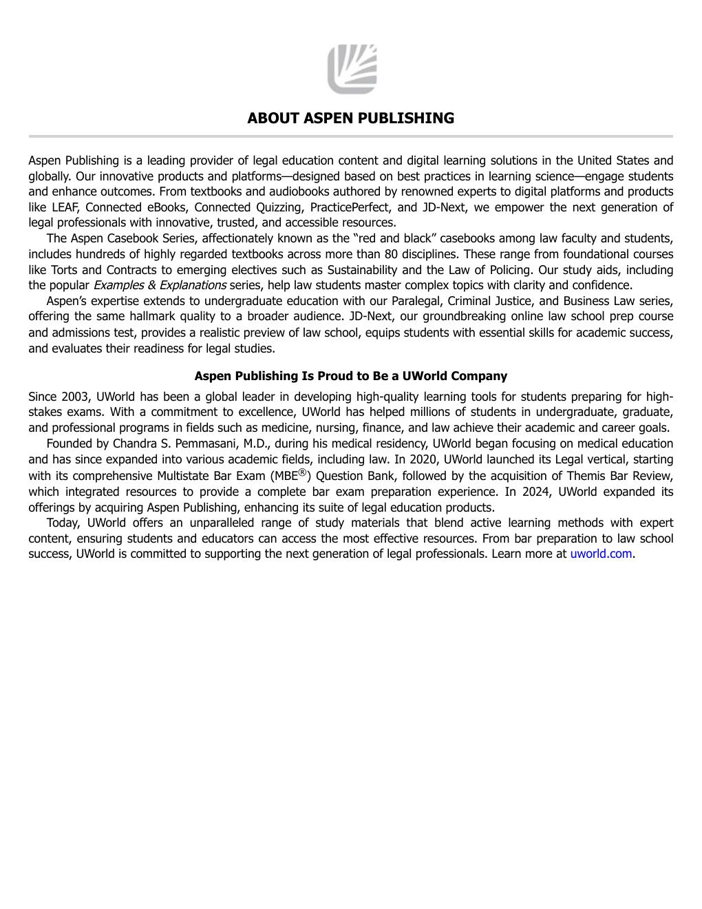 Preview page 6 of Criminal Law in Focus 2nd Edition By Alex Kreit