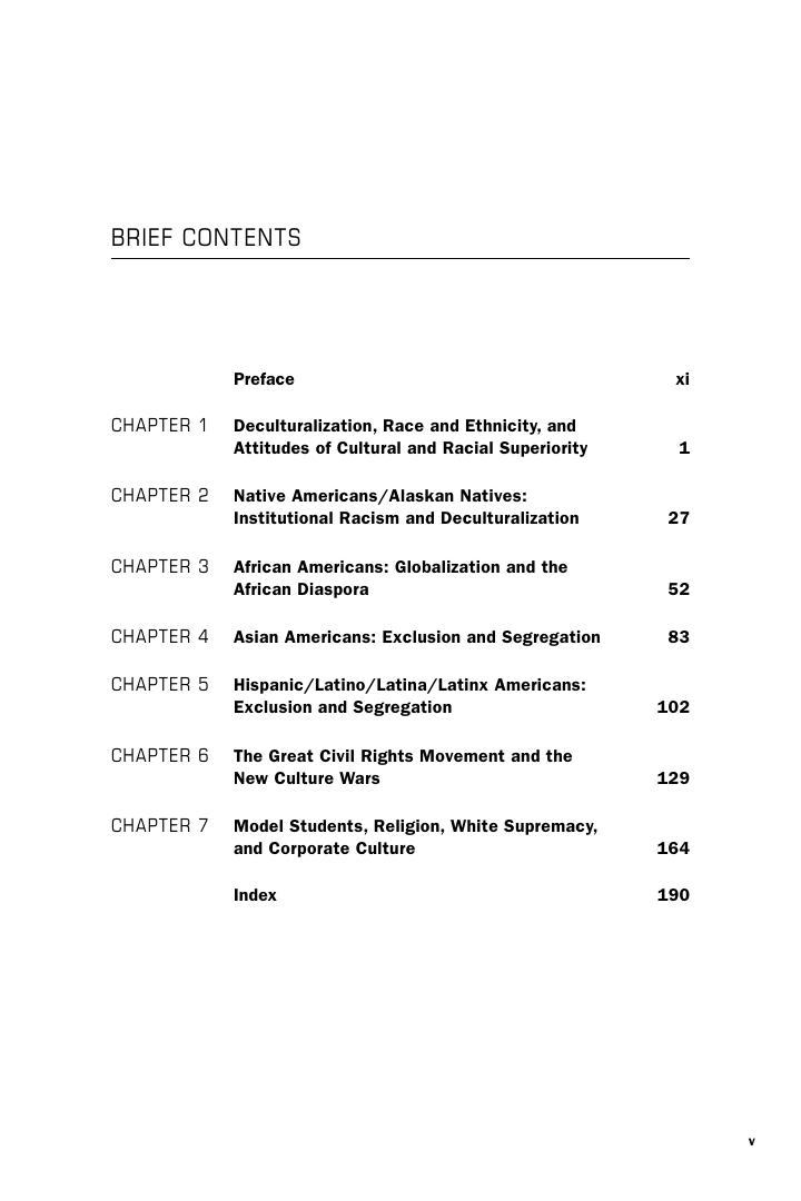 Preview page 6 of Deculturalization and the Struggle for Equality 10th Edition By Joel Spring