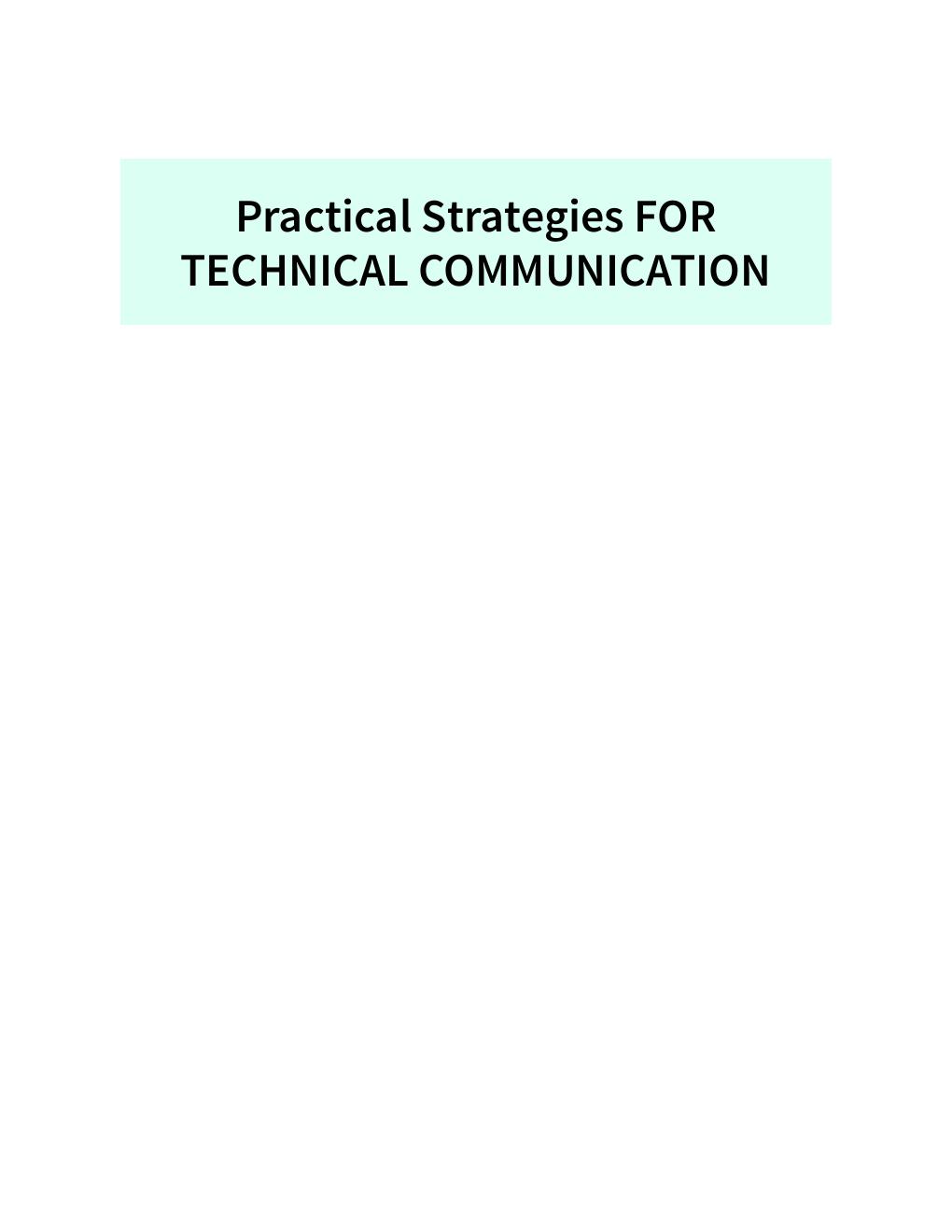 Preview page 7 of Practical Strategies for Technical Communication 4th Edition By Mike Markel, Stuart Selber