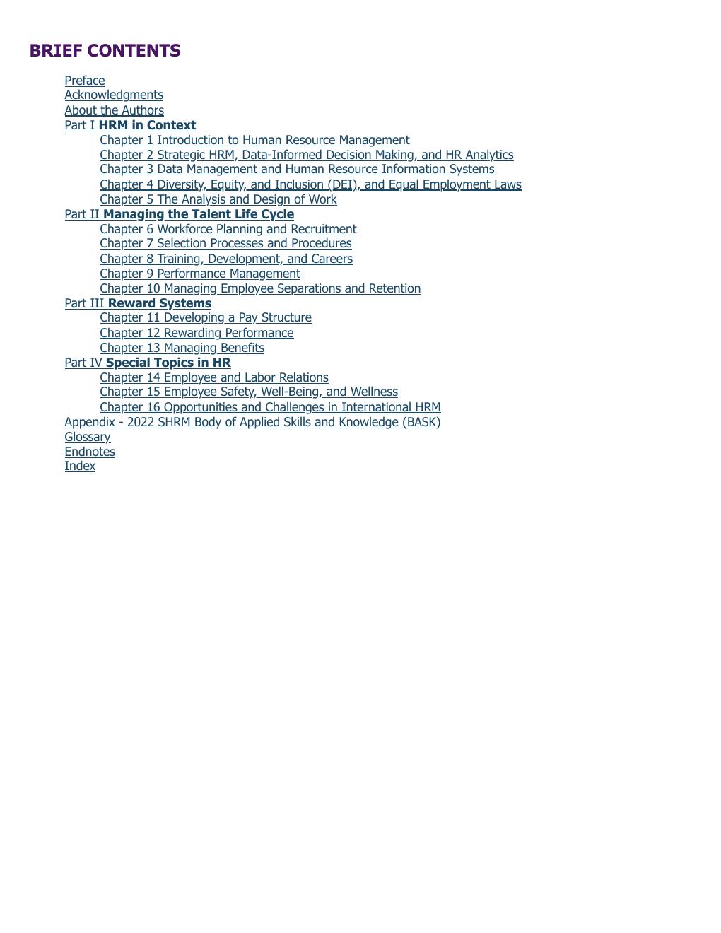 Preview page 7 of Human Resource Management People Data and Analytics 2nd Edition By Talya Bauer, Berrin Erdogan, David Caughlin, Donald T