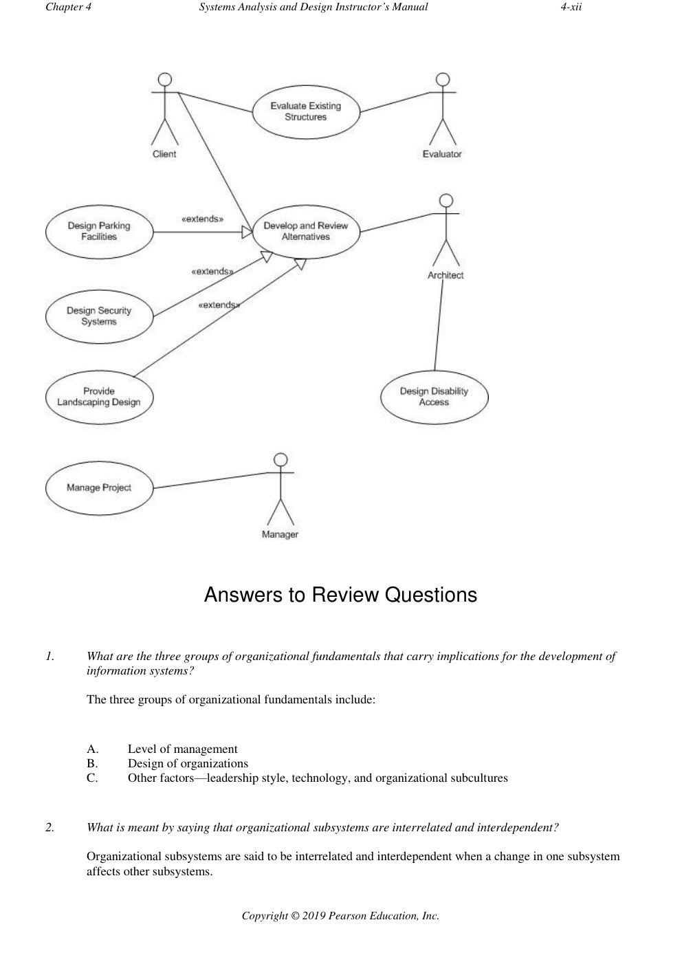 Preview page 10 of Instructor’s Solution Manual For Systems Analysis and Design 10th Edition by Kenneth E. Kendall, Julie E. Kendall