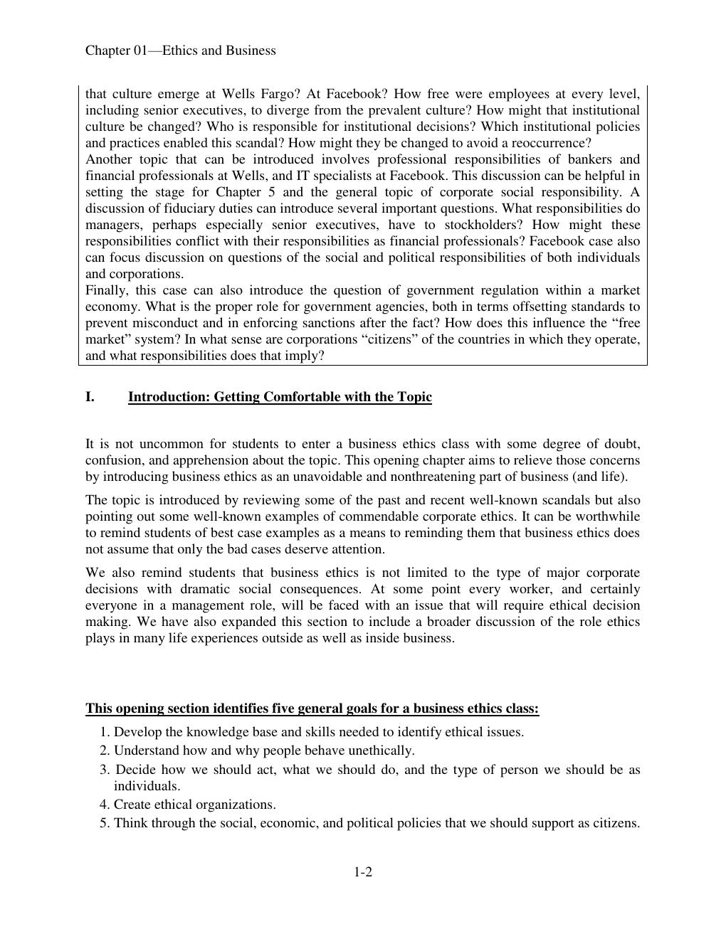 Preview page 3 of Solution Manual For Business Ethics Decision Making  for Personal Integrity & Social  Responsibility,  6th Edition by La