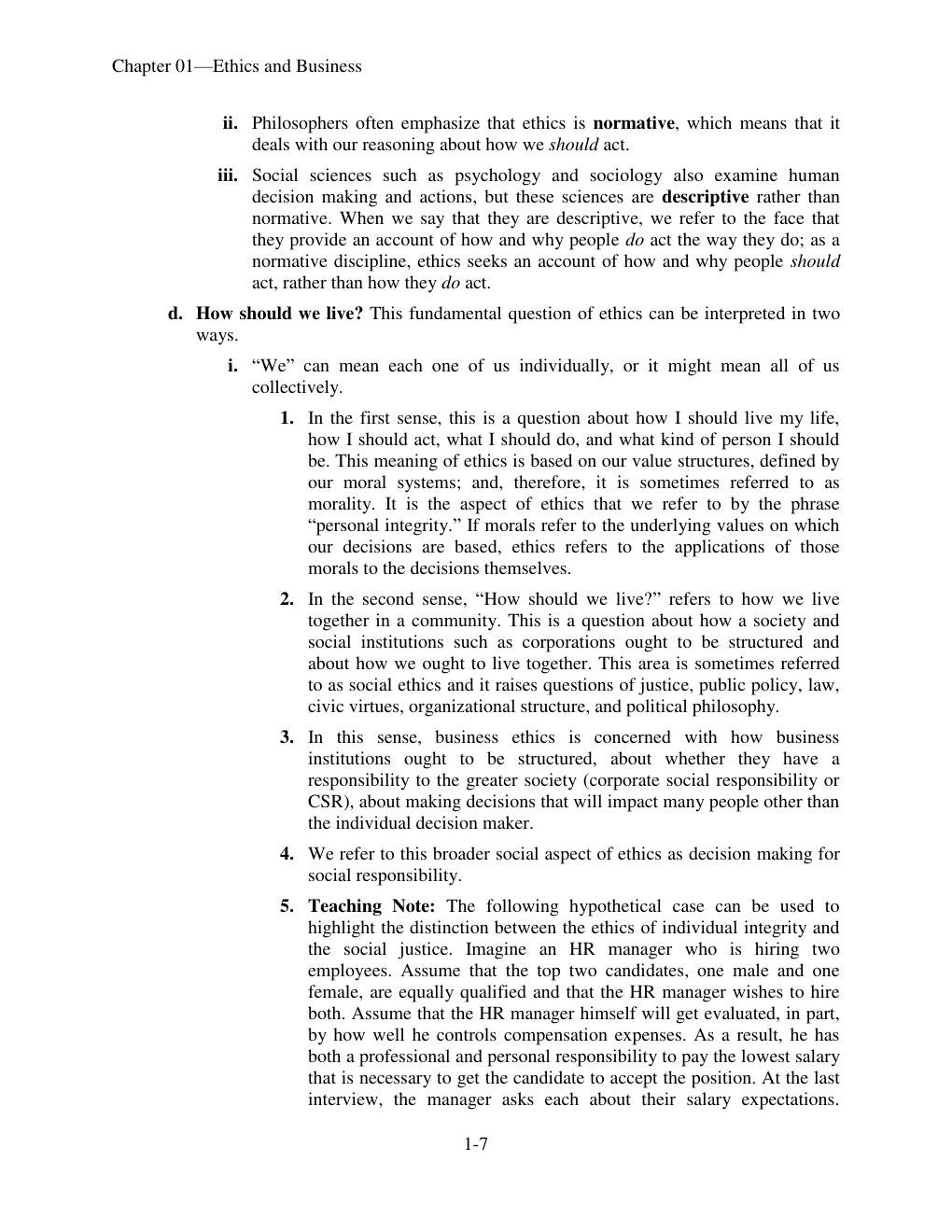 Preview page 8 of Solution Manual For Business Ethics Decision Making  for Personal Integrity & Social  Responsibility,  6th Edition by La