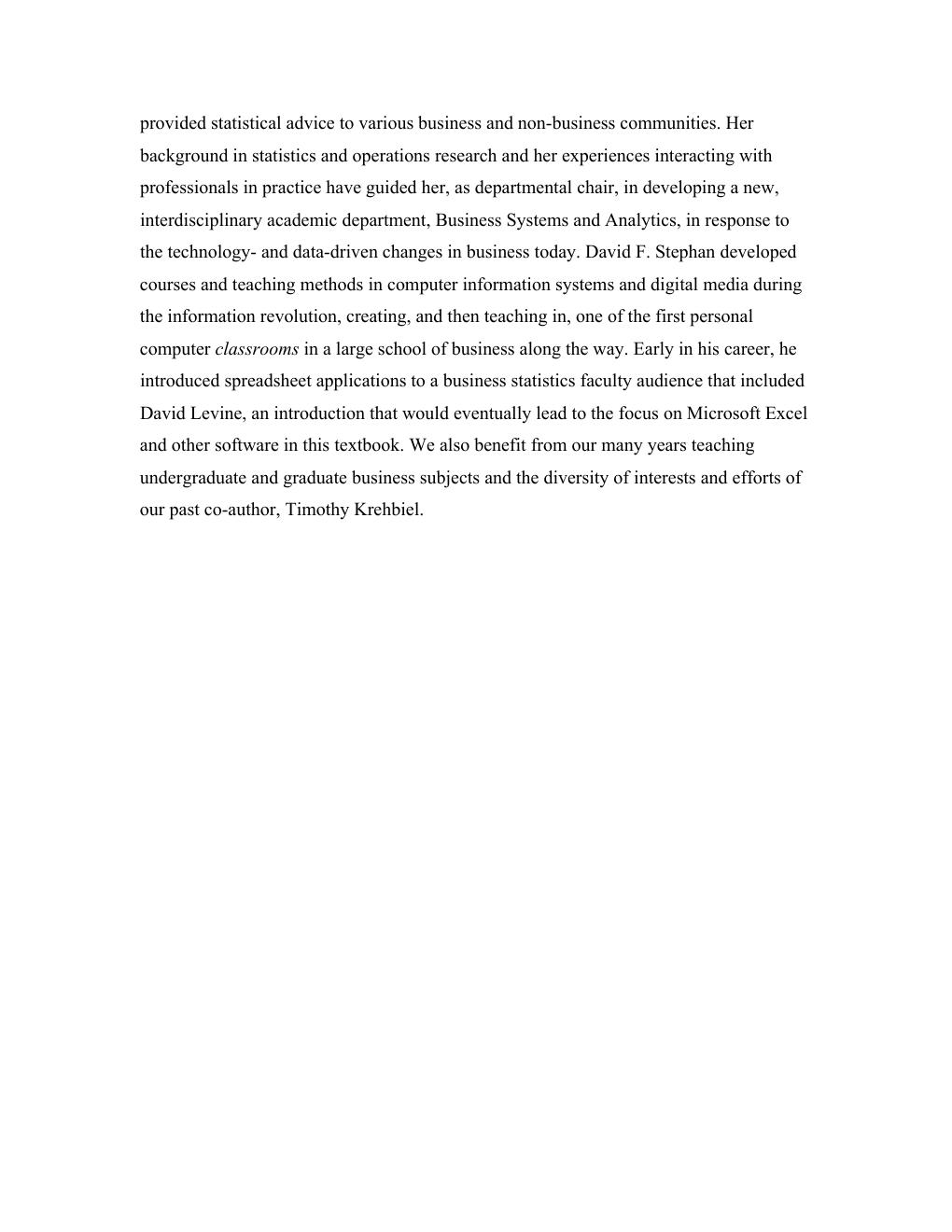 Preview page 5 of Solution Manual  For Basic Business Statistics, 15th Edition by Mark L. Berenson David M. Levine David F. Stephan All Ch