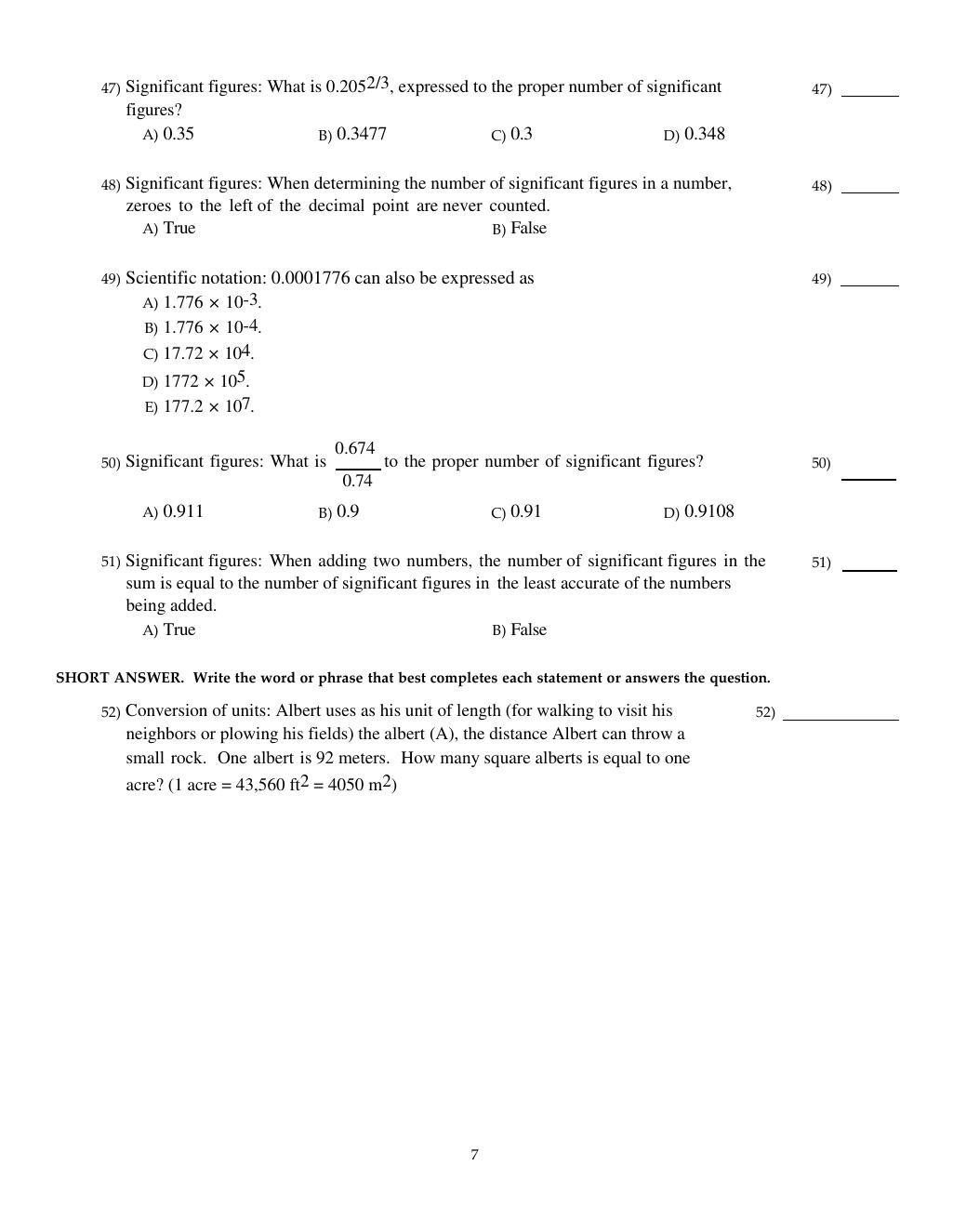 Preview page 7 of Test Bank For Physics for Scientists & Engineers with Modern Physics (Volume 1) 5th Edition (Global Edition) By Douglas