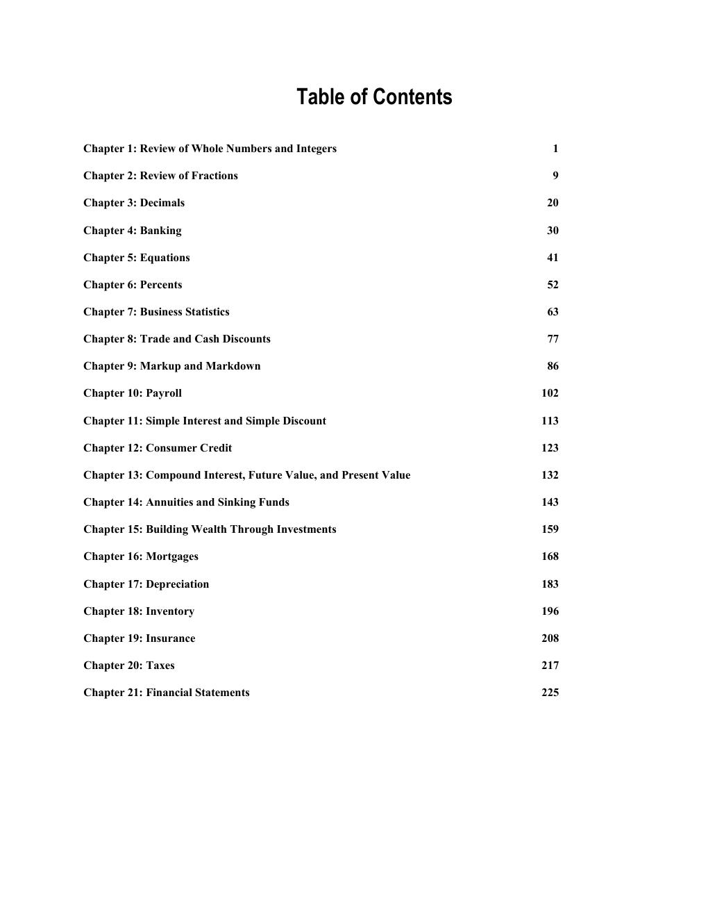 Preview page 2 of Solution Manual For Business Math 12th Edition by Cheryl Cleaves All Chapters 1- 21