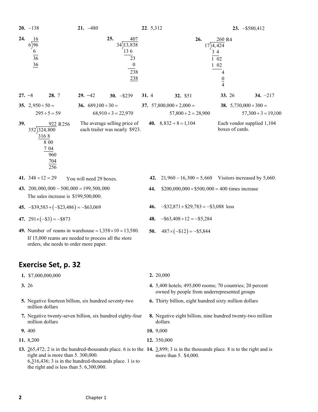 Preview page 4 of Solution Manual For Business Math 12th Edition by Cheryl Cleaves All Chapters 1- 21