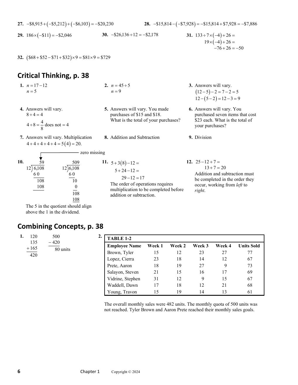 Preview page 8 of Solution Manual For Business Math 12th Edition by Cheryl Cleaves All Chapters 1- 21