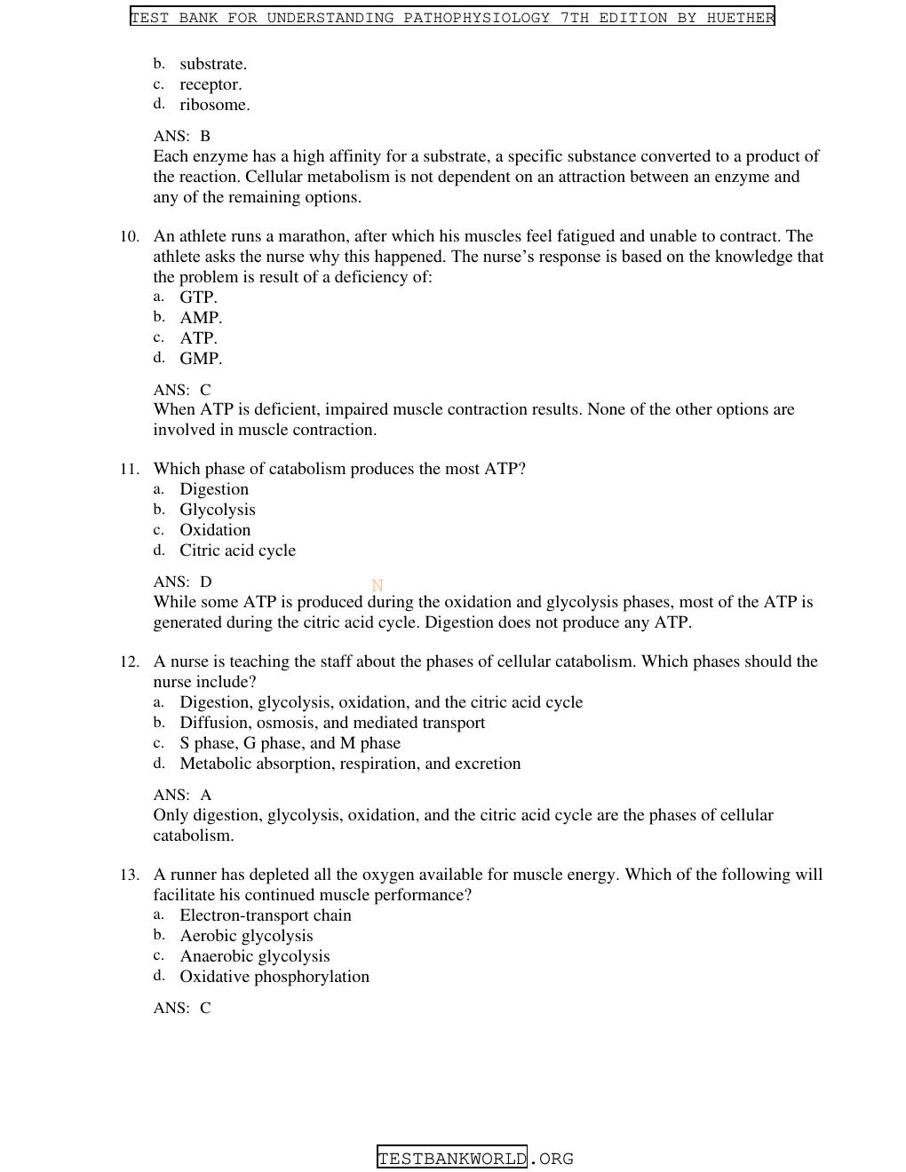Preview page 3 of TEST BANK For Understanding Pathophysiology, 7th Edition By Huether