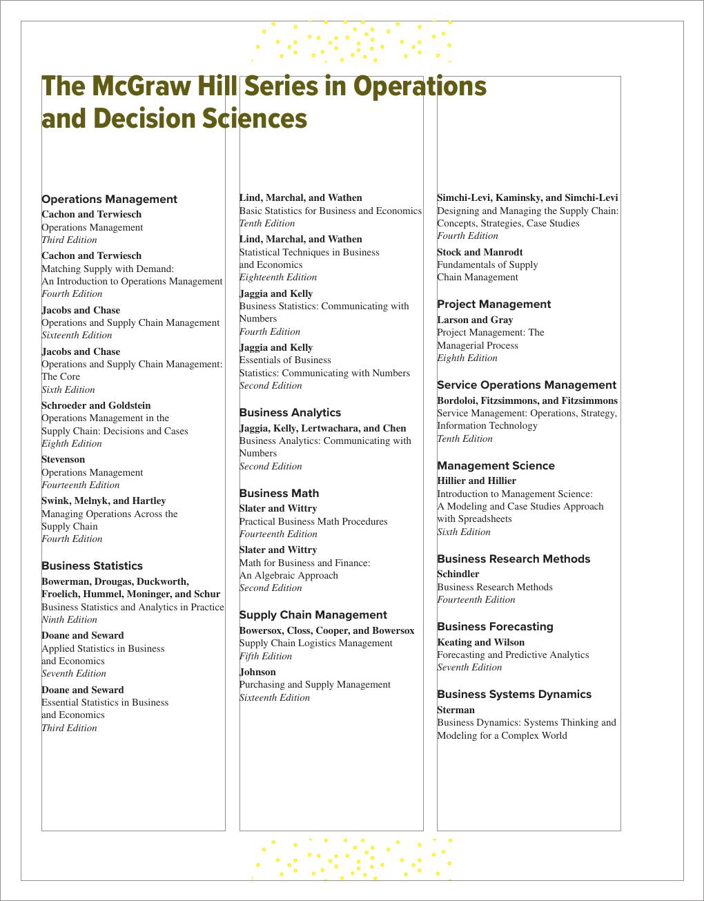 Preview page 3 of Operations Management 3rd Edition By Gérard Cachon, Christian Terwiesch