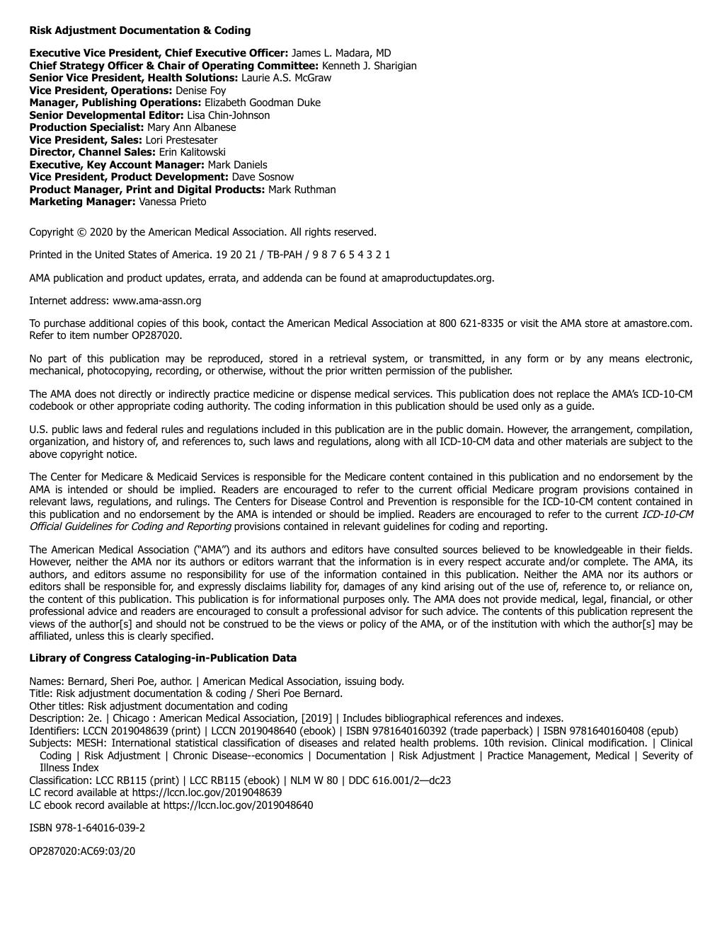 Preview page 3 of Risk Adjustment Documentation & Coding 2nd Edition By Sheri Poe Bernard