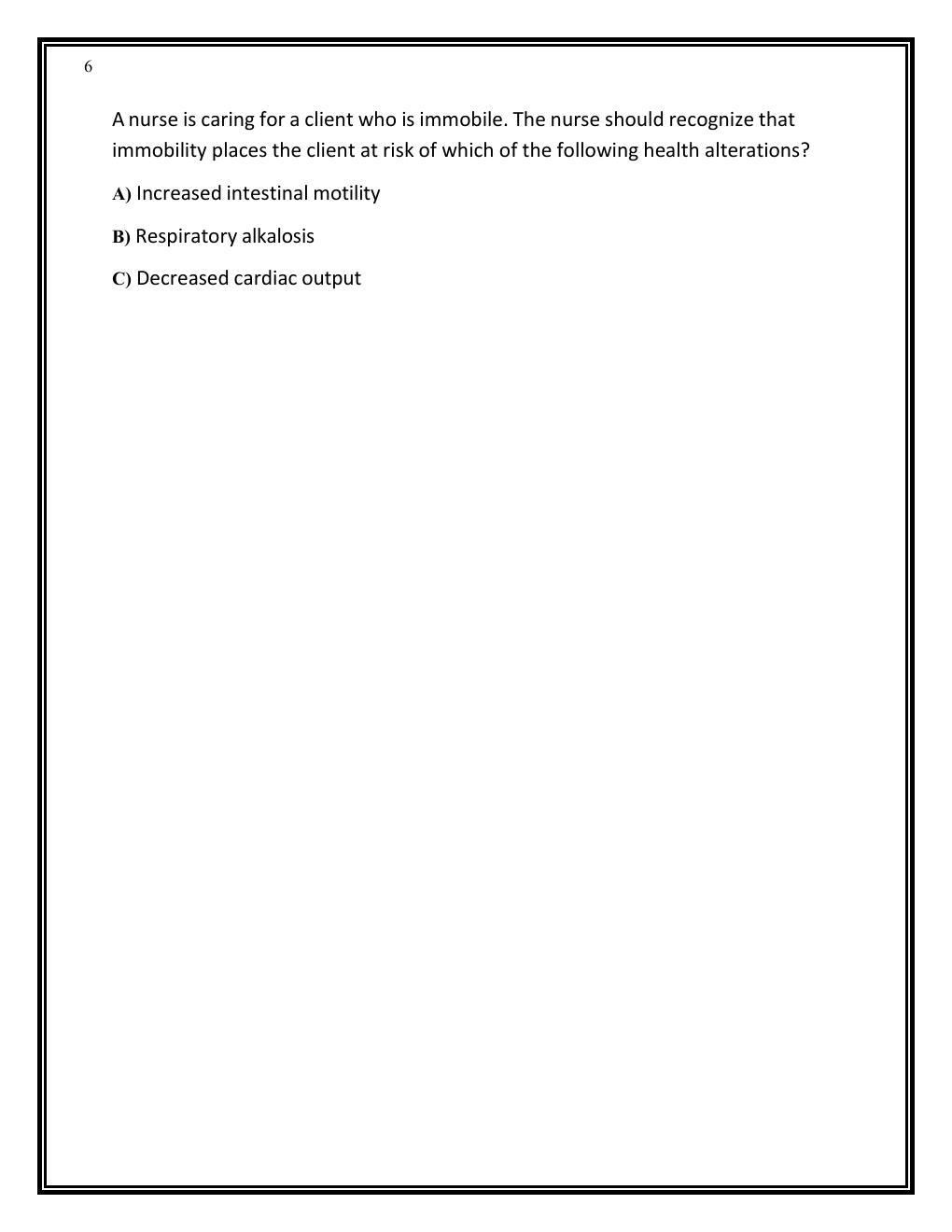 Preview page 6 of ATI PROCTORED EXAM STUDY GUIDE COMPLETE CONCEPT  REVIEW & PRACTICE MATERIALS   (2026-27 LATEST EDITION)