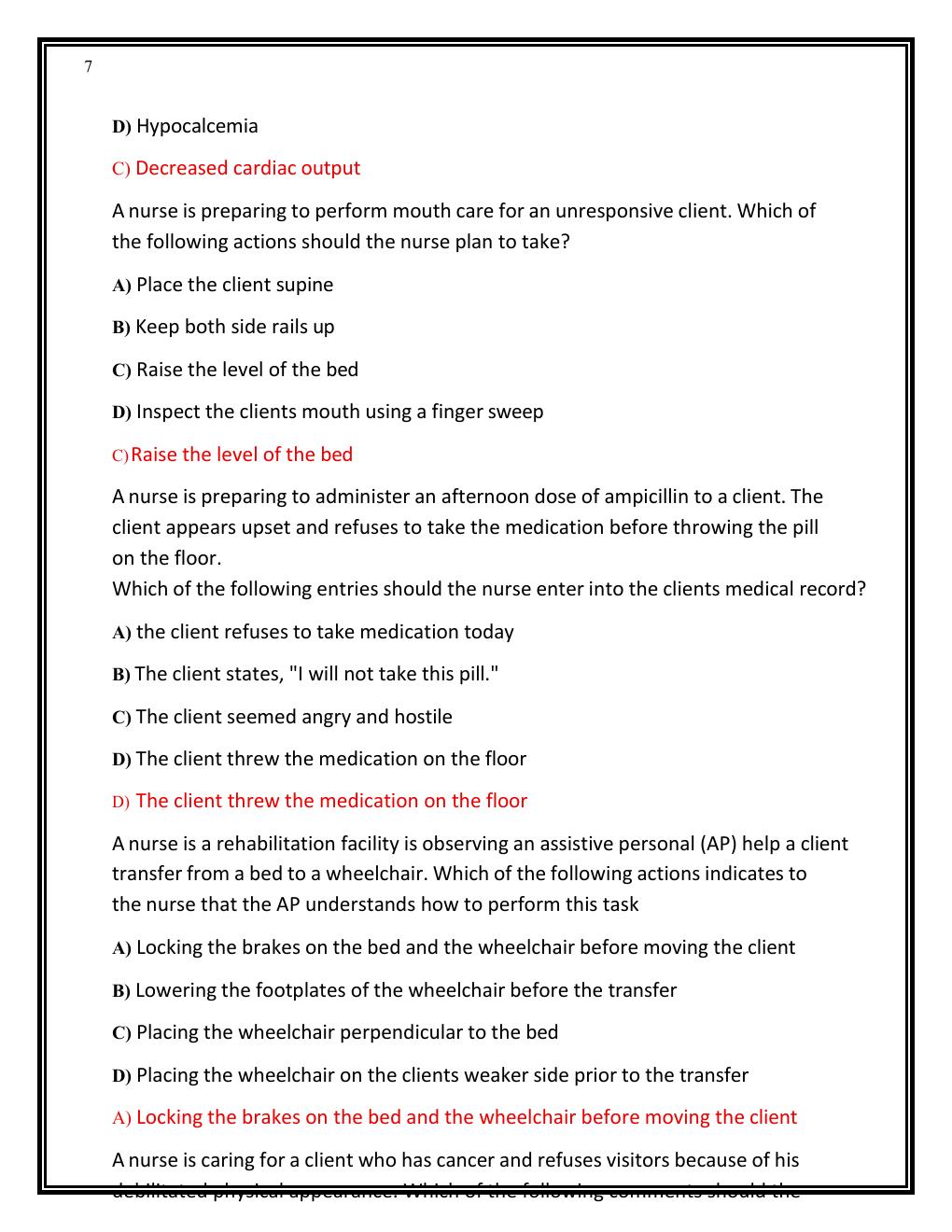 Preview page 7 of ATI PROCTORED EXAM STUDY GUIDE COMPLETE CONCEPT  REVIEW & PRACTICE MATERIALS   (2026-27 LATEST EDITION)