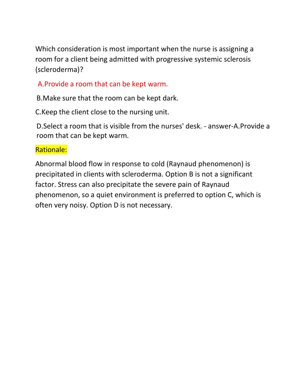 Preview page 8 of ATI MED SURG PROCTORED NEWEST TESTBANK  EXAM