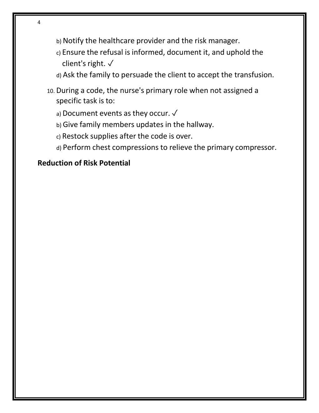 Preview page 4 of ATI RN VATI COMPREHENSIVE PREDICTOR  EXAM STUDY GUIDE