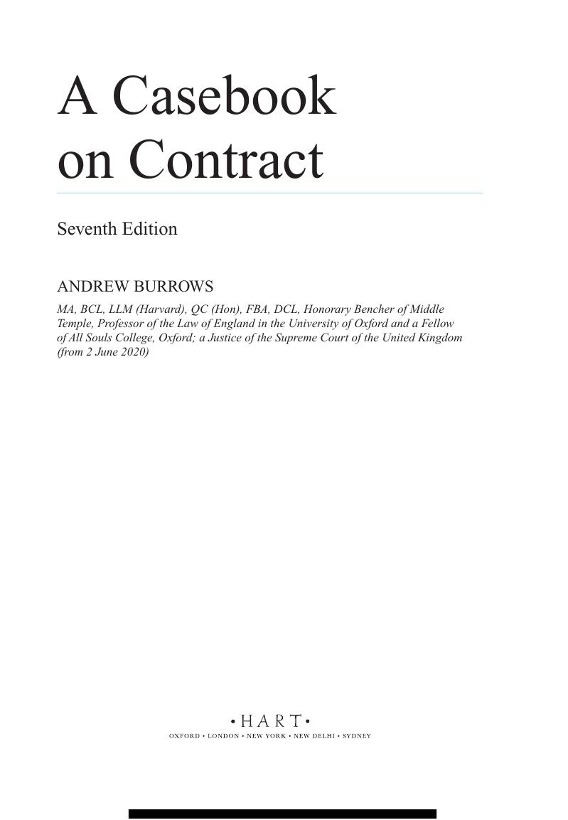Preview page 4 of A casebook on contract 7th Edition By A S Burrows