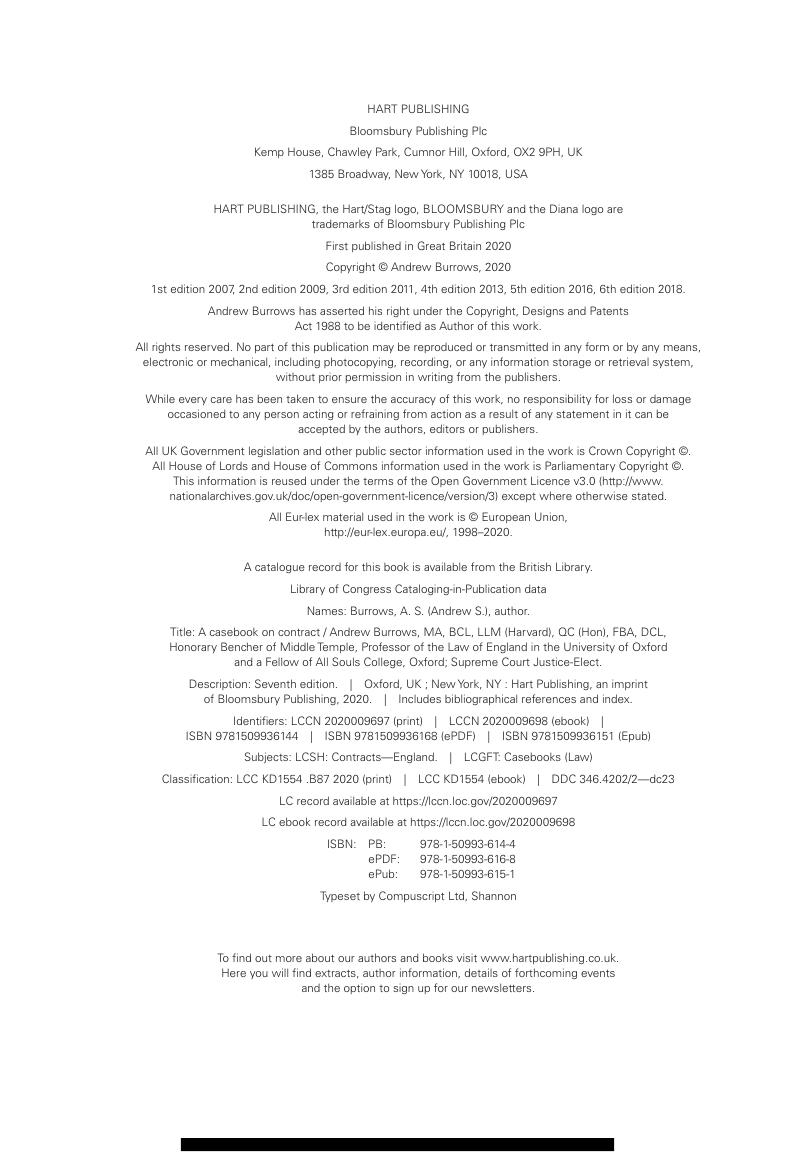 Preview page 5 of A casebook on contract 7th Edition By A S Burrows