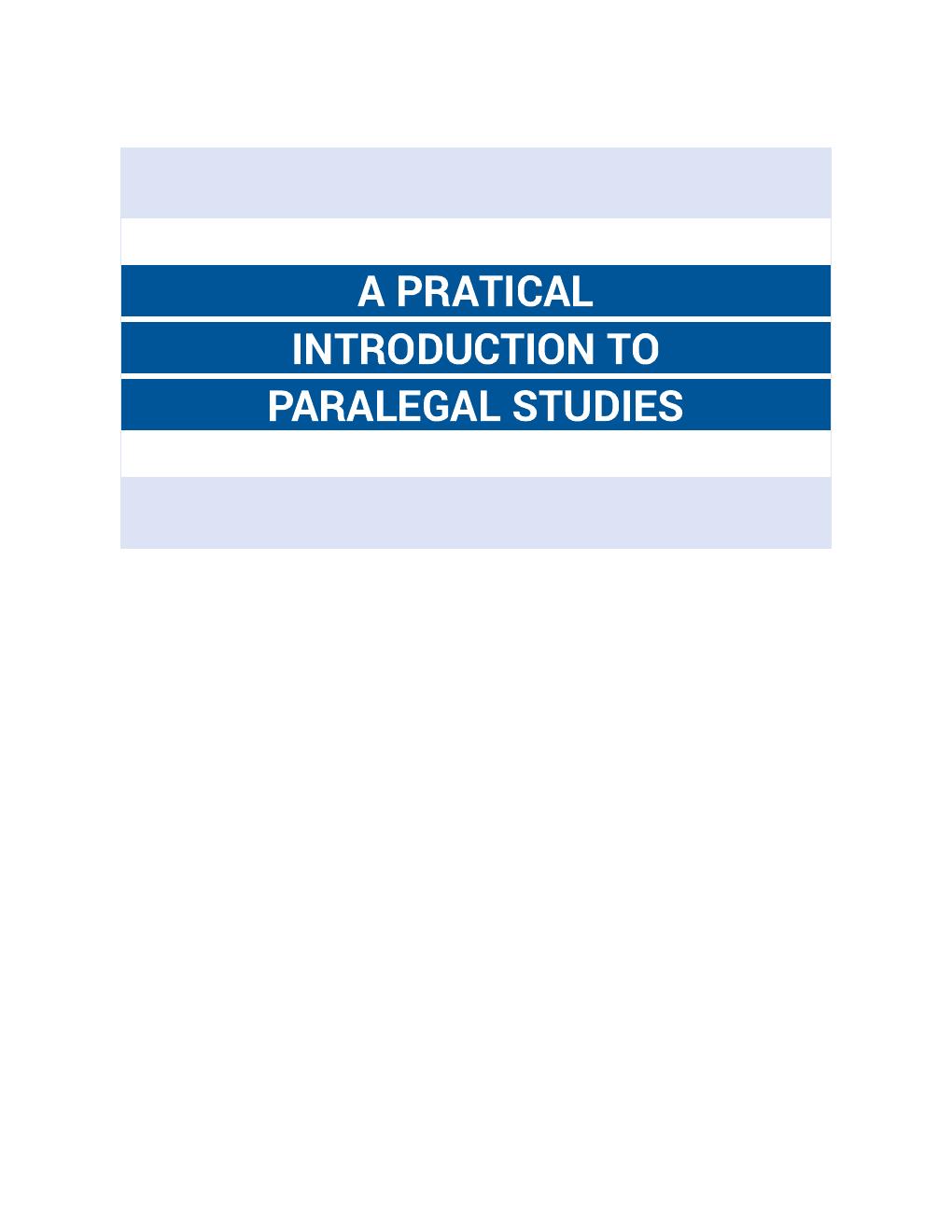 Preview page 2 of A Practical Introduction to Paralegal Studies 4th Edition By Deborah E. Bouchoux