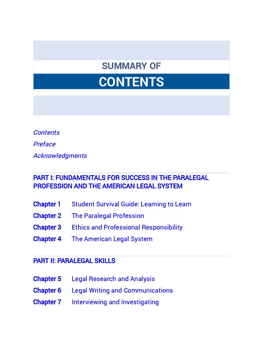 Preview page 9 of A Practical Introduction to Paralegal Studies 4th Edition By Deborah E. Bouchoux