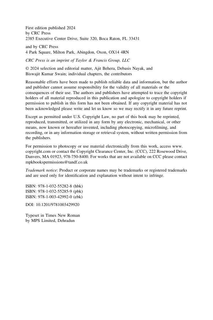 Preview page 5 of E book Surface Engineering of Biomaterials Synthesis and Processing Techniques (Emerging Materials and Technologies) 1st